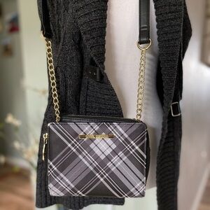 Steve Madden tartan plaid crossbody bag